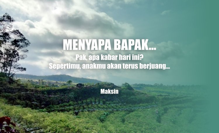 MENYAPA BAPAK