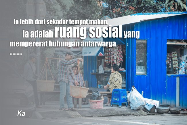 Warung Biru Pinggir Jalan (Bu Gimun)